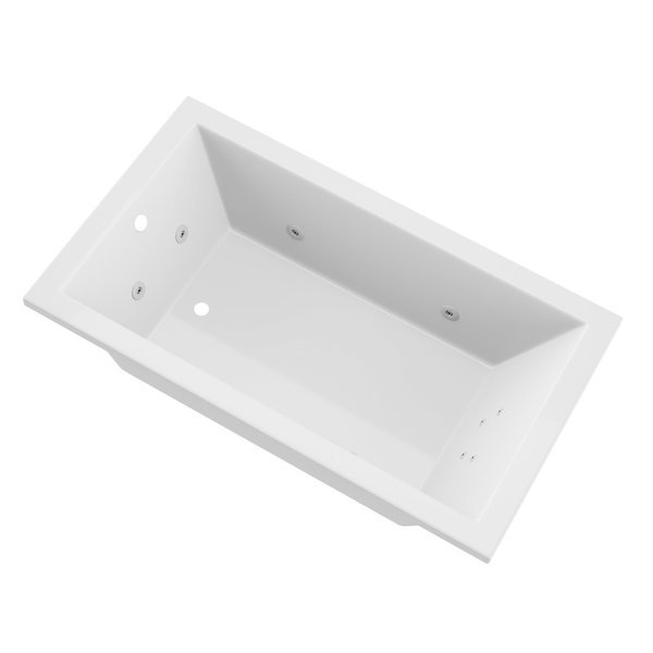 Venetian 30 x 60 Rectangular Whirlpool Bathtub, Atlantis Whirlpools, Mfr#: 3060VNWR